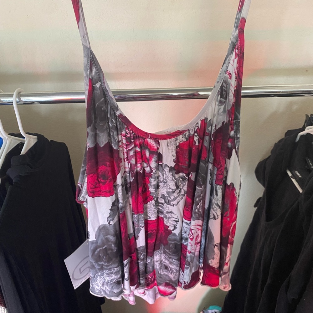 NWT Fifth Harmony Crop Too Flowy Blouse